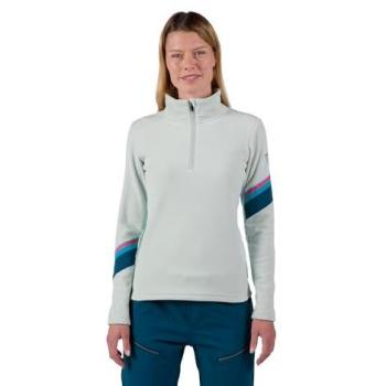 Forro Polar Rossignol Strawpile Half Zip Mujer Azul Celeste Rosa - Talla S