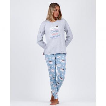 Pijama Manga Larga Me Gustas Más para Mujer de MR WONDERFUL