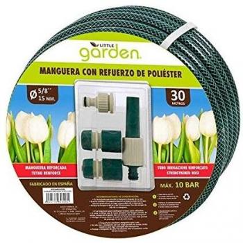 LITTLE GARDEN BY01090260306 - Manguera, 30 m, Color Verde