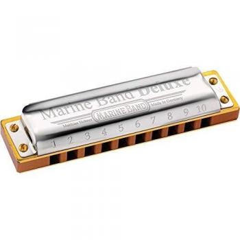 Hohner Marine Band Deluxe Eb - Diatonic Harmonica with 10 Holes