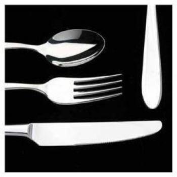 Cuchillos de Mesa Ritz - 12 Piezas de Acero Inoxidable Plateado