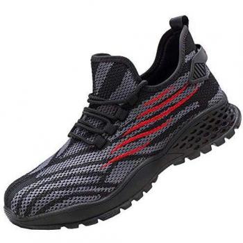 Zapatos de Seguridad Hombre Bambas de Seguridad Hombre y Mujer Bambas Punta de Acero Mujer Zapatillas de Trabajo con Punta de Acero Ultraligero