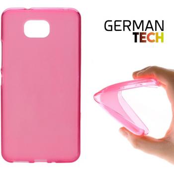 German Tech TPU-BQ040-RO-XXBRO - Funda gel flexible para Bq Aquaris U2 - U2 Lite, color rosa