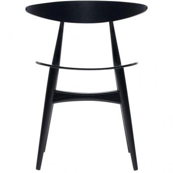 Carl Hansen CH33T - Silla Negro/Roble Lacado