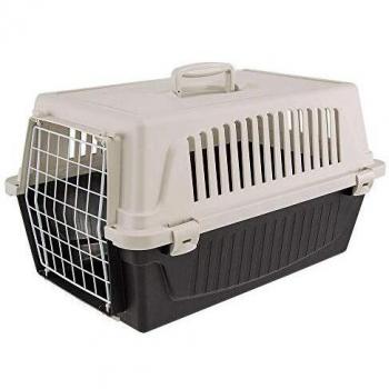 Transportín Ferplast Atlas 20 EL Blanco y Negro para Mascotas de Tamaño Pequeño