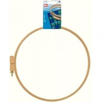Prym – Quilting aro con Tornillo, Madera, Beige, 42 x 41,5 x 2,7 cm