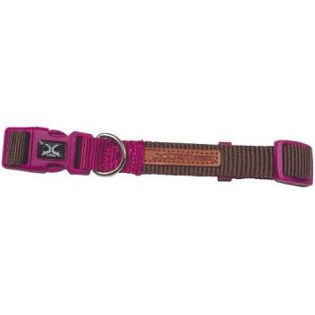 Nayeco Collar de Nylon X-Trm Doble Premium Cardenal y Marrón