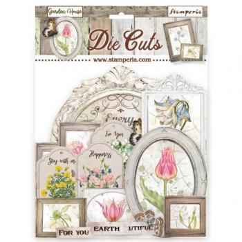 STAMPERIA DIE CUTS ROMANTIC GARDEN HOUSE