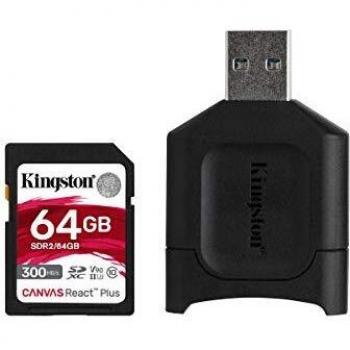 Kingston MLPR2/64 GB Tarjeta SD + Lector de Tarjeta