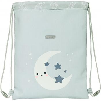 Saco Plano Junior Fácil Limpieza Preescolar 'Luna' - Safta 26x34x1cm
