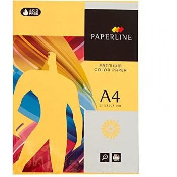 Papel Multifuncional Fabrisa A4, 75g, Naranja Fluorescente, Paquete de 500 Hojas