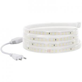 Tira LED 220V SMD2835 120LED/m Blanco Cálido IP65 Ancho 12mm Corte cada 100cm 1m