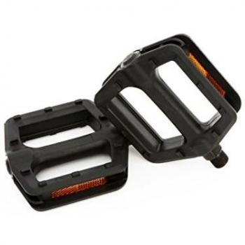 MSC Bikes FP853BK Pedales refractantes para Plataforma de Aluminio, Negro, Talla Única