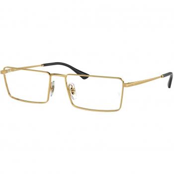 Ray-Ban RX6541 Emy 2500 Men's Eyeglasses Gold Size 58 (Frame Only) - Blue Light Block Available
