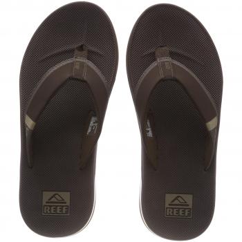Reef Fanning Low, Chanclas Hombre, Marrón Brown Bro, 43