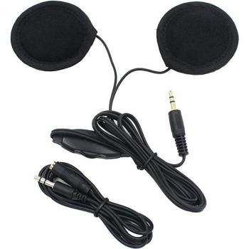 Auriculares para Casco de Motocicleta con Altavoces, Compatibles con MP3/MP4/CD/Radio GPS y Teléfonos Móviles