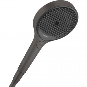 Teleducha Hansgrohe Rainfinity 130 con 3 chorros, negro cromo cepillado