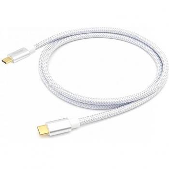 Equip 128355 Cable USB-C a USB-C 3.2 Gen 2 Macho a Macho, 0.5m, 10Gbps, Soporte de Carga Rápida de 5A, Carc
