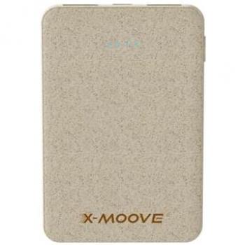 Powerbank X-Moove Powereco 5000mAh Doble USB en Fibra de Trigo Beige