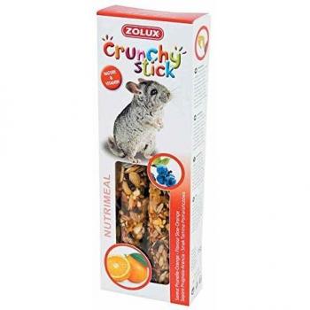 Barra Crujiente para Chinchilla de Prunilla y Naranja 115g