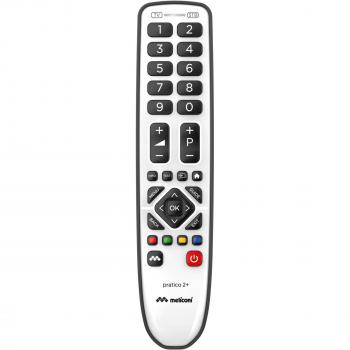 Mando a Distancia Universal Meliconi Gumbody Prático 2+ IR Inalámbrico para TV y Receptor de Televisión