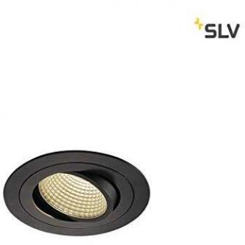 Empotrable LED Redondo 13W Negro 3000K SLV New Tria