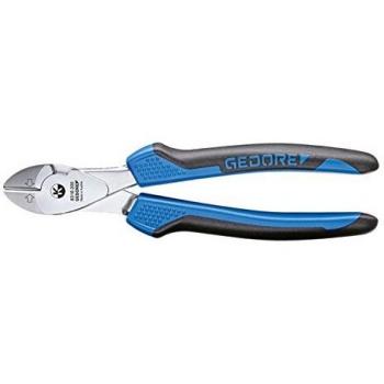 Alicate corte diagonal GEDORE 8316-200 JC - 200 mm, diseño ergonómico, fabricación de acero al carbono, acabado pulido, mangos con revestimiento antideslizante
