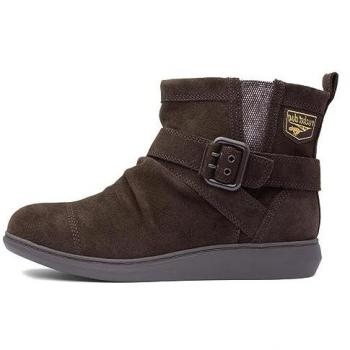Rocket Dog Women's Mint Suede Fabric Loop Pull On Ankle Boots - Tribal Brown - Size UK 8