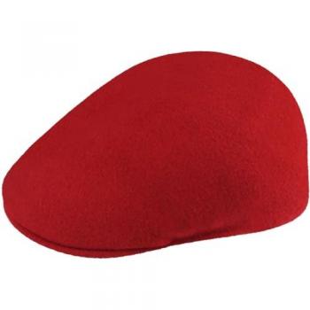 Kangol 504 Wool Flat Cap - Red - Unisex - Size XXL