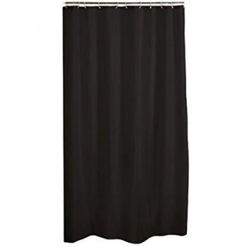 Cortina de Ducha PEVA Impermeable 180x200 cm Color Negro Vitamina