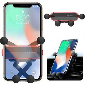 ORYCOOL Soporte Móvil para Coche, Soporte Teléfono Coche para Rejillas del, Porta Universal para teléfono Gravity, Compatible con iPhone 11 Pro MAX, Samsung, Huawei, Xiaomi