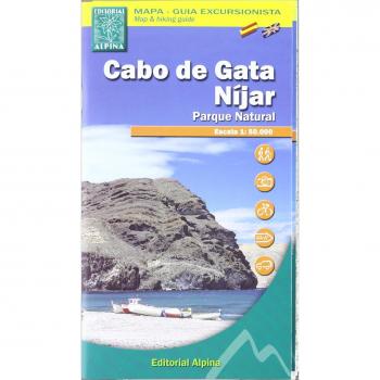 Cabo de Gata, Níjar parque natural. Mapa guía excursionista. Escala 1:50.000. Edición bilingüe español-inglés. Bilingual English-Spanish Edition. Editorial Alpina.