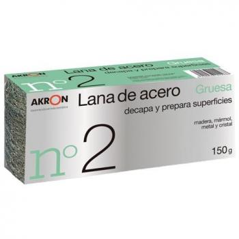 BOBINA LANA DE ACERO GRUESA NO. 2, DE 150 GR.
