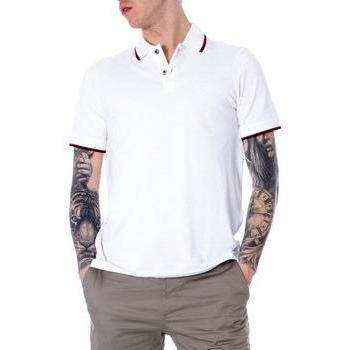 Armani Exchange Men's Contrast Tipped Polo Shirt - White - Size XXL