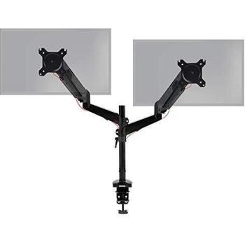 Soporte para Monitor Duronic DMG52 15-27 VESA 100x100, Máx. 8Kg, Brazo Doble Ajustable y Ergonomía