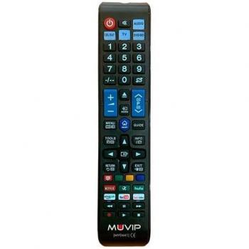Muvip Serie Large Mando a Distancia Universal para Smart TV - Capacidad de Combinar 4 Dispositivos: TV, DVD, Blu-Ray, Satélite