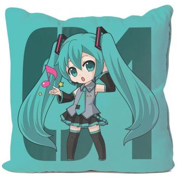 Funda de almohada Vocaloid Hatsune Miku 50 x 50 cm