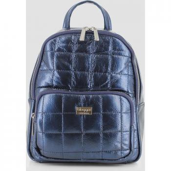 Mochila de mujer Blogger RITA azul marino en sintético con corte ovalado 78602