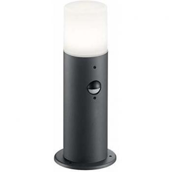 Farola de Jardín Hoosic Antracita con Sensor de Movimiento E27 1x28W IP44 30cm