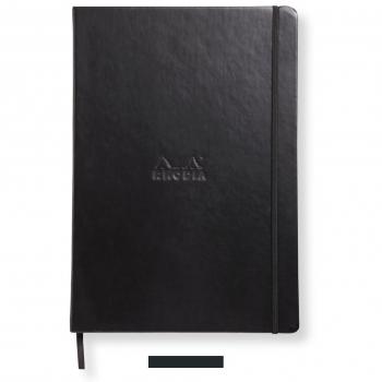 Webnotebook A4 - Rhodia 118369C - Líneas horizontales - Negro