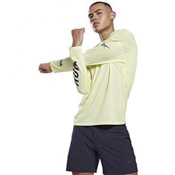 Reebok OSR Nr LS tee Camiseta, Hombre, lemglw, L
