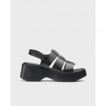 Sandalia Wonders Nora D-9724 Negro 39