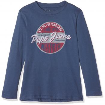 Pepe Jeans Jin Jr, Camiseta para Niños, Azul