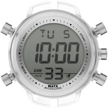 Reloj unisex Watx & Colors RWA1715, 49mm, resistente al agua, correa de silicona, diseño moderno y colorido