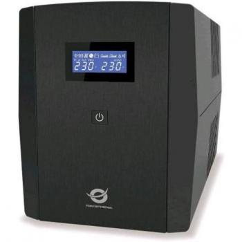 Sistema de Alimentación Ininterrumpida Conceptronic ZEUS03EP 1200VA 720W con Protección LAN y Modem