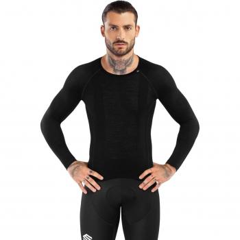 Camiseta Térmica de Ciclismo para Hombre SRX Typhoon Negra L/XL