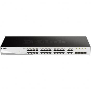 D-Link DGS-1210-28/E Smart Managed Switch 24x Gigabit RJ-45 Ports + 4x Combo SFP Slots