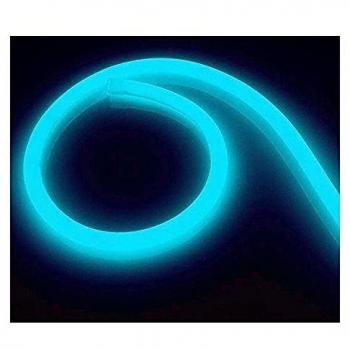 Tira Neón LED Regulable 220V AC 120 LED/m Circular 360 Azul IP67 a Medida Corte cada 100 cm - 4m