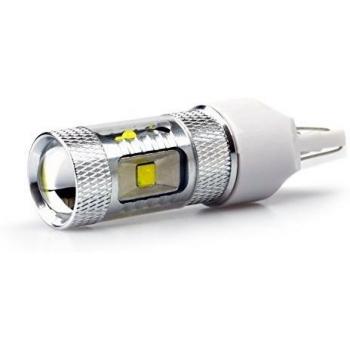 Lumiplux 7443 Bombilla W21 / 5W W3X16Q 12V 24V LED blanco luz del coche 6X5W del poder mš¢s elevado de la luz de freno