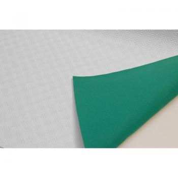 Mollettone para mesa altura 138 cm blanco/verde precio al metro